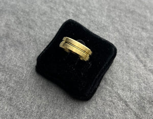 18k gold plated 6-stripe Ring