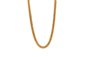18K Gold Plated Chain - Miami Cuban Link