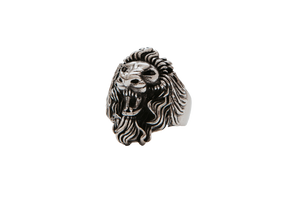 Lion Ring- Silver