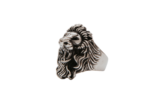 Lion Ring- Silver