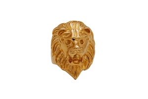 Lion Ring- 18K Gold Plated
